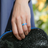 Thumbnail for Women's Printed Harmony 5 - Silicone Ring