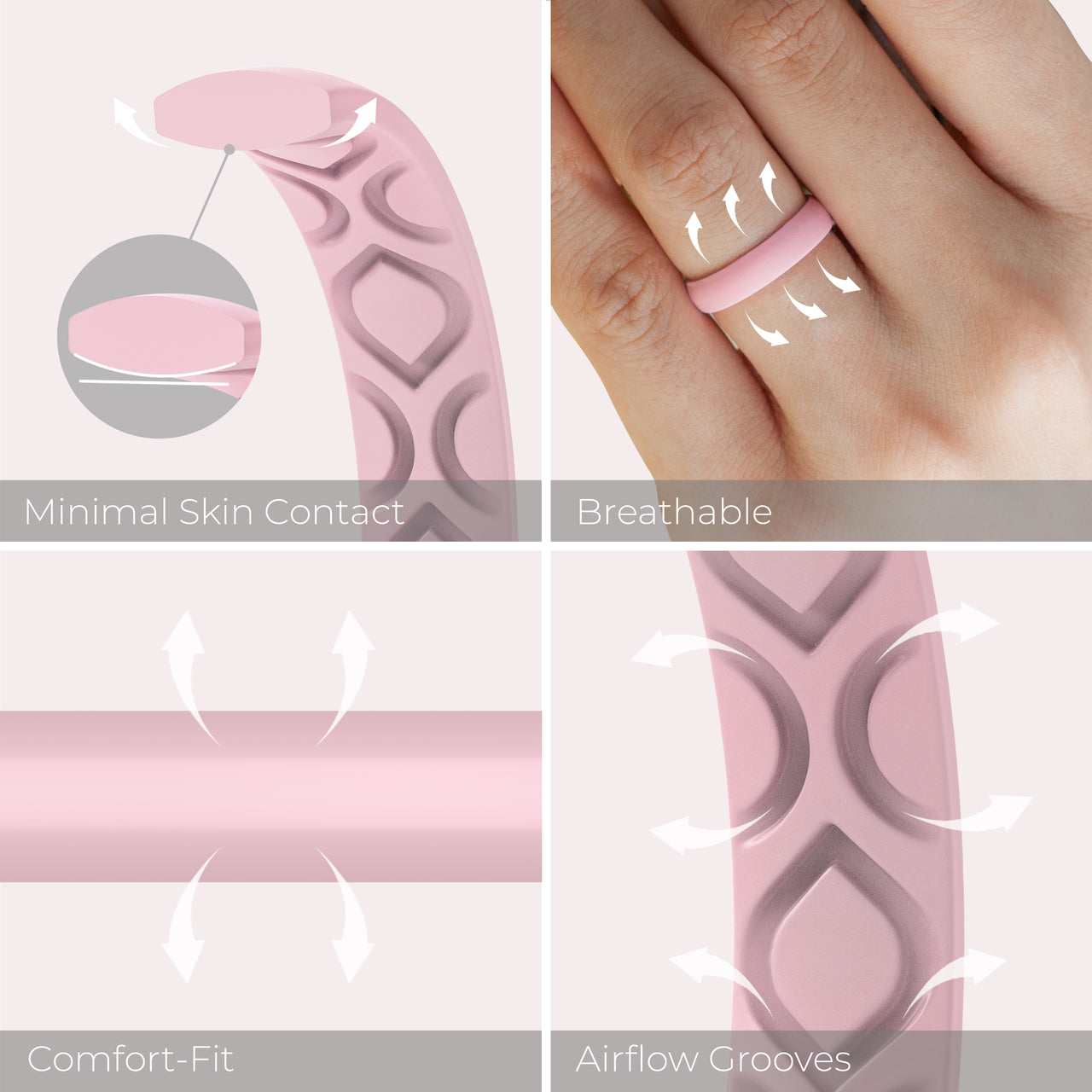 Women's Breathable Essence 2 - Silicone Ring