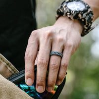 Thumbnail for Men's Printed Prime 8 - Silicone Ring
