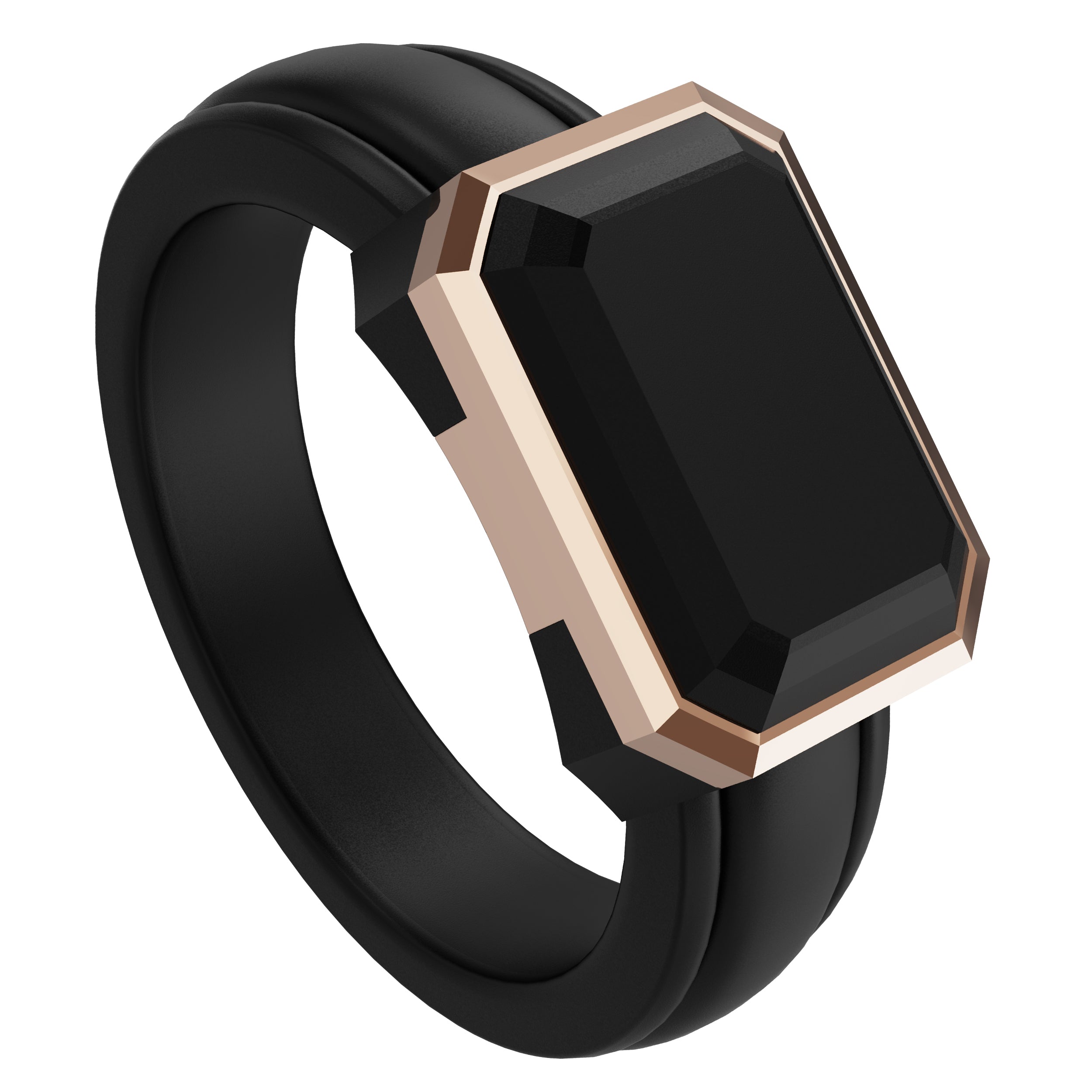 Trinity Stone Women's Silicone Rings