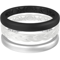 Thumbnail for Women's Stackable Harmony - Silicone Ring