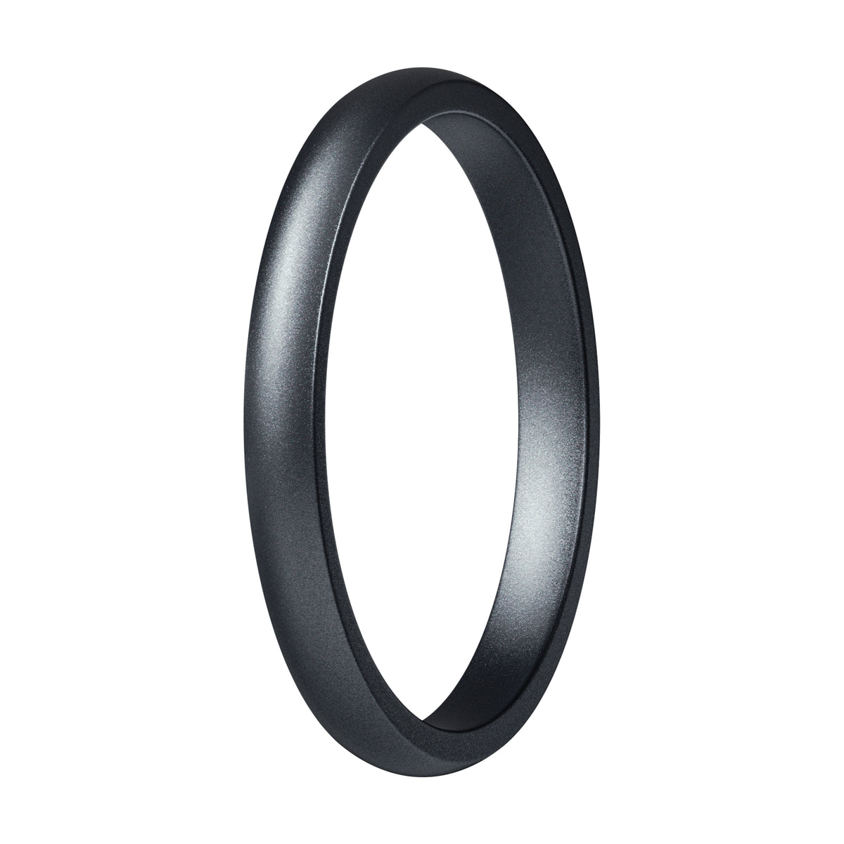 Metallic Silicone Wedding Rings for Him & Her