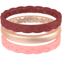 Thumbnail for Women's Stackable Harmony - Silicone Ring