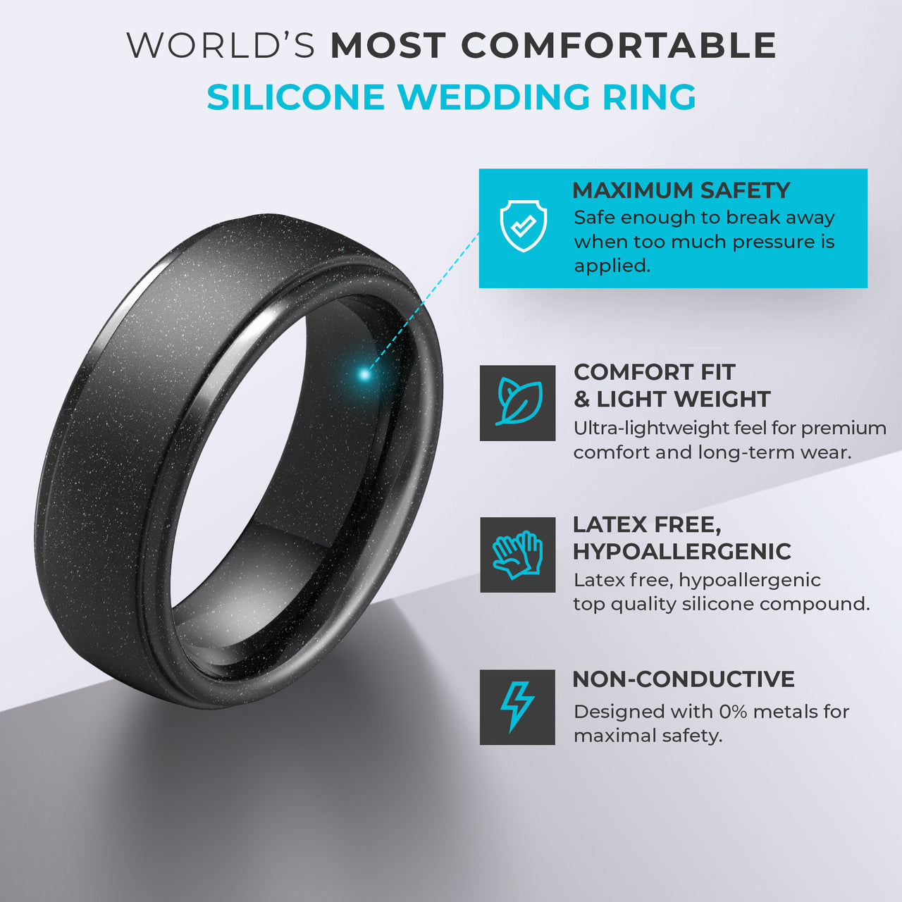 Classic Men's Silicone Ring