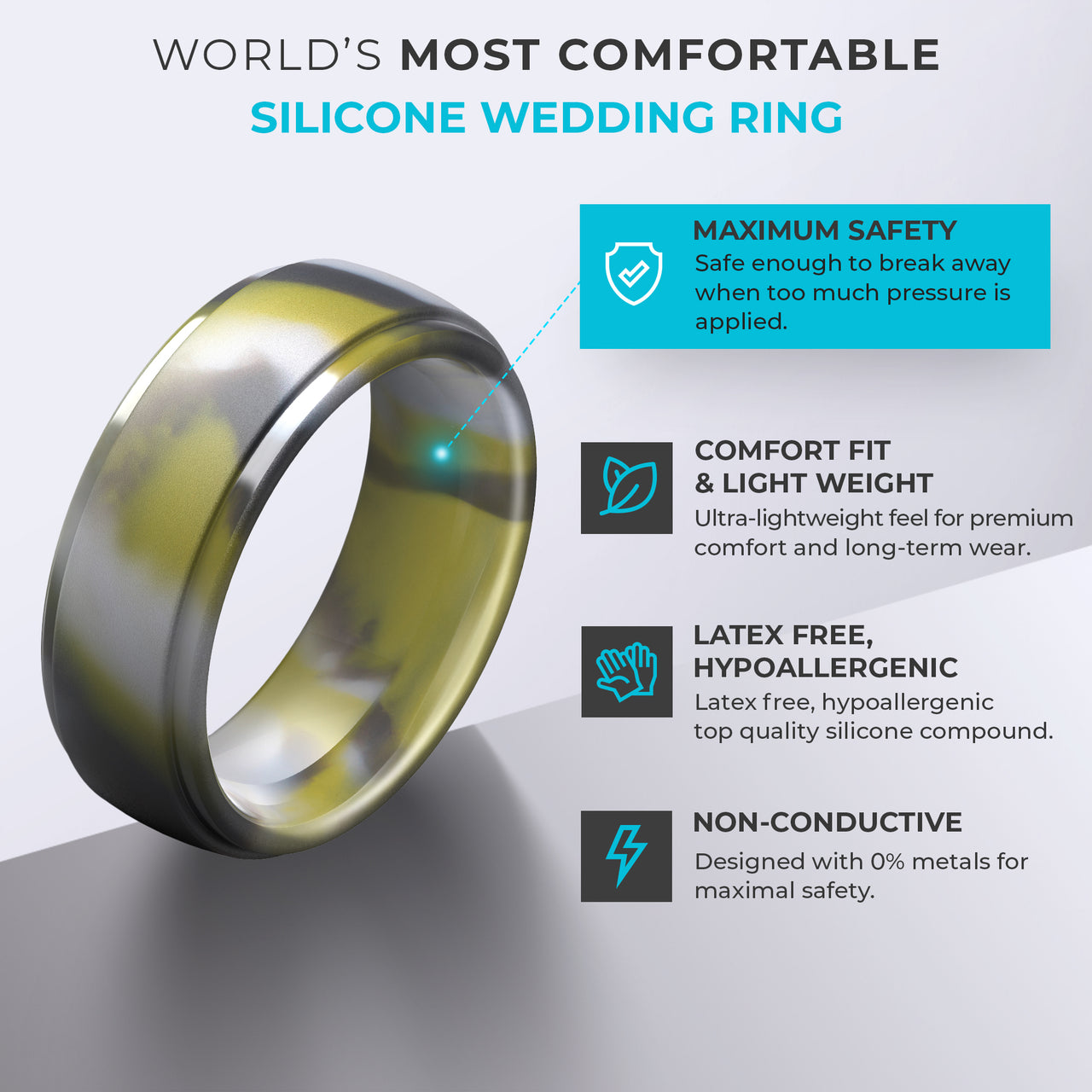 Classic Men's Silicone Ring