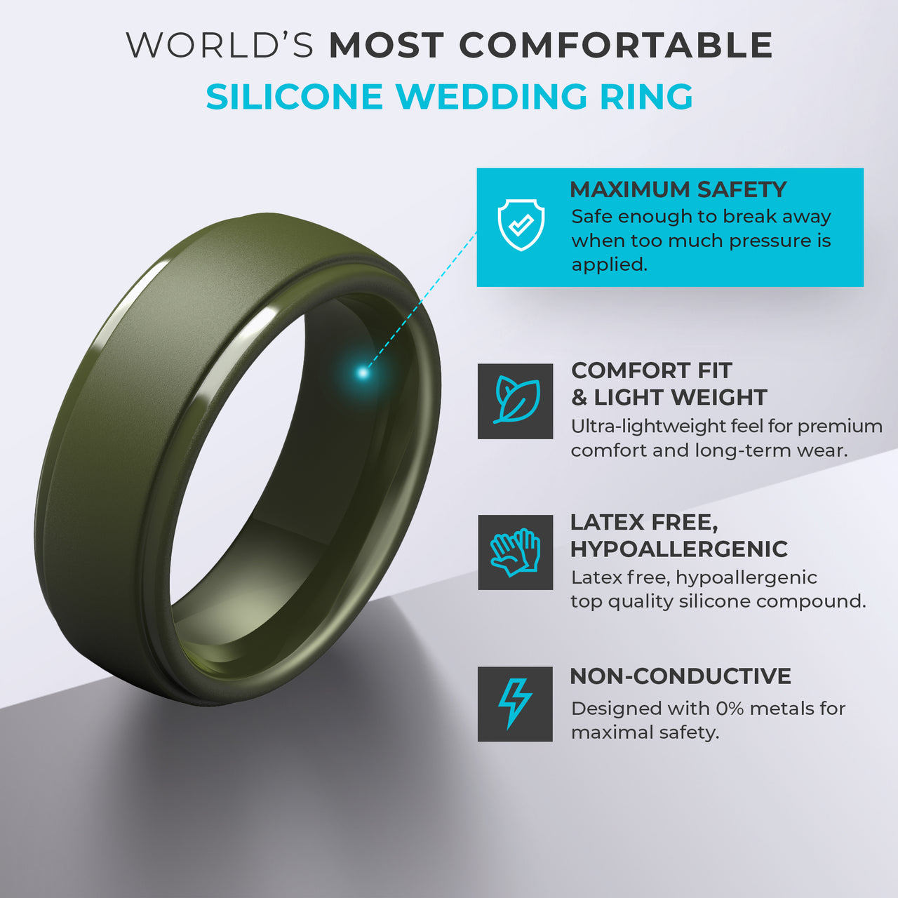 Classic Men's Silicone Ring