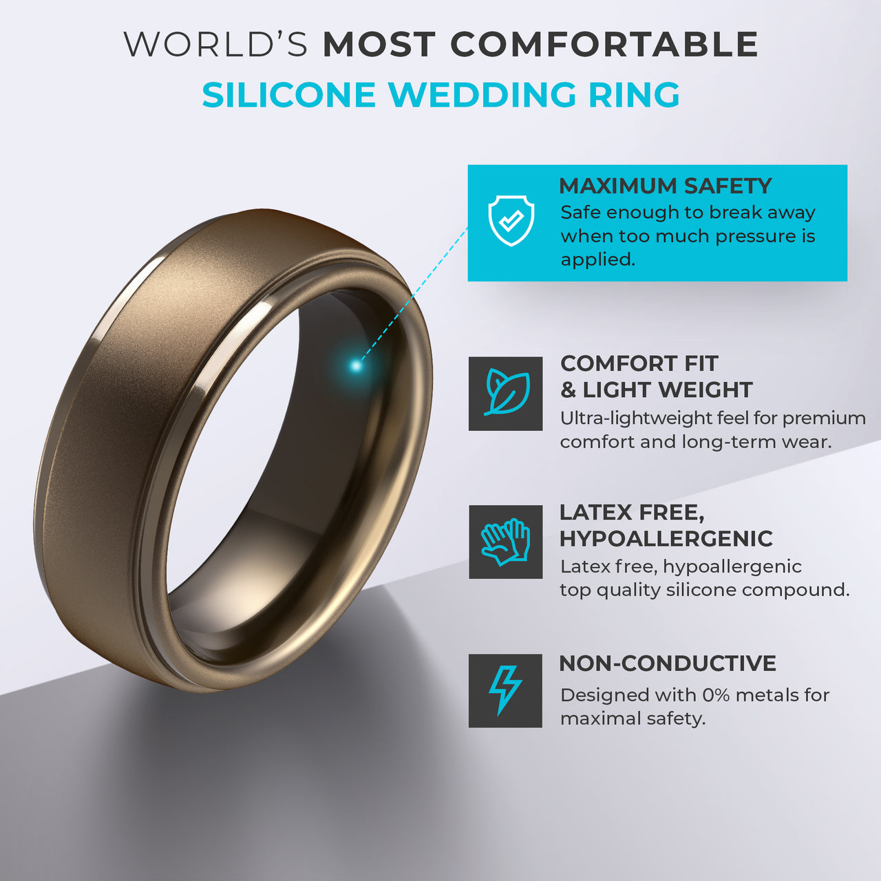 Classic Men's Silicone Ring