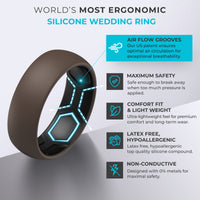 Thumbnail for Breathable Men’s Silicone Ring