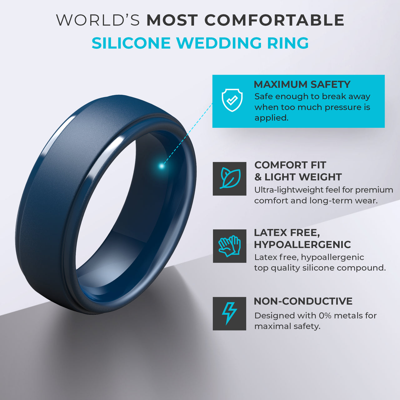 Classic Men's Silicone Ring