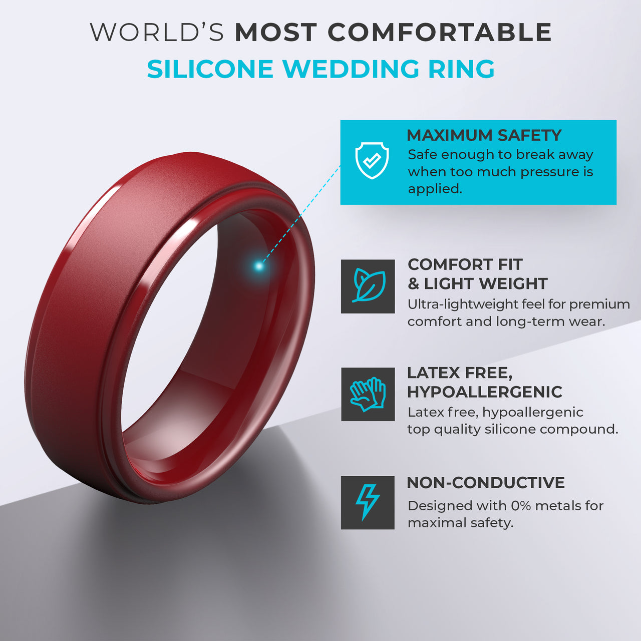 Classic Men's Silicone Ring