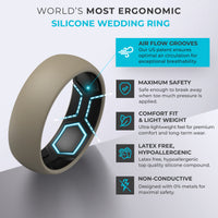 Thumbnail for Breathable Men’s Silicone Ring