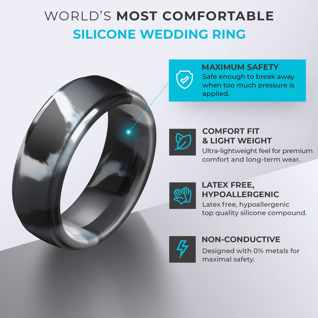 Classic Men's Silicone Ring