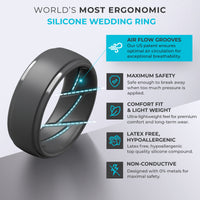 Thumbnail for Pro Breathable Men's Silicone Ring