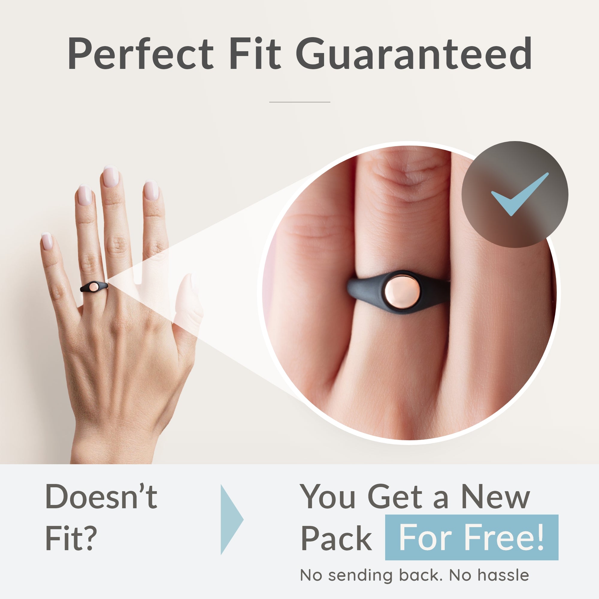 Women's Silicone Rings with Metal Core Inlay