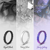 Thumbnail for Women's Stackable Harmony - Silicone Ring