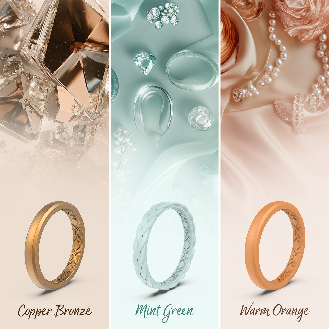 Women's Stackable Harmony - Silicone Ring