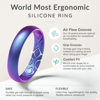 Thumbnail for Glyph Breathable Women’s Silicone Rings