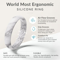 Thumbnail for Glyph Breathable Women’s Silicone Rings