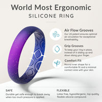 Thumbnail for Glyph Breathable Women’s Silicone Rings