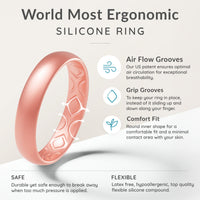Thumbnail for Glyph Breathable Women’s Silicone Rings