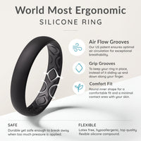 Thumbnail for Glyph Breathable Women’s Silicone Rings