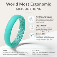 Thumbnail for Glyph Breathable Women’s Silicone Rings