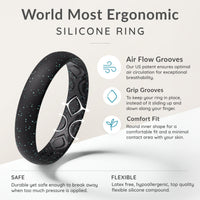Thumbnail for Glyph Breathable Women’s Silicone Rings