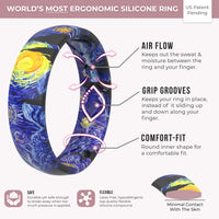 Thumbnail for Printed Women’s Silicone Rings