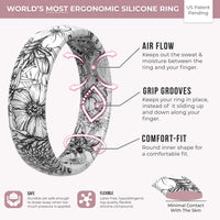 Thumbnail for Printed Women’s Silicone Rings