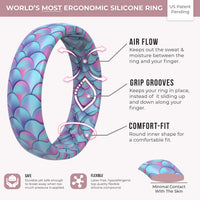 Thumbnail for Printed Women’s Silicone Rings