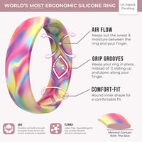 Thumbnail for Printed Women’s Silicone Rings