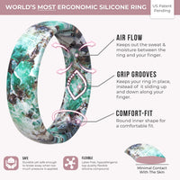 Thumbnail for Printed Women’s Silicone Rings