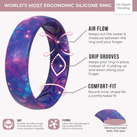 Thumbnail for Printed Women’s Silicone Rings