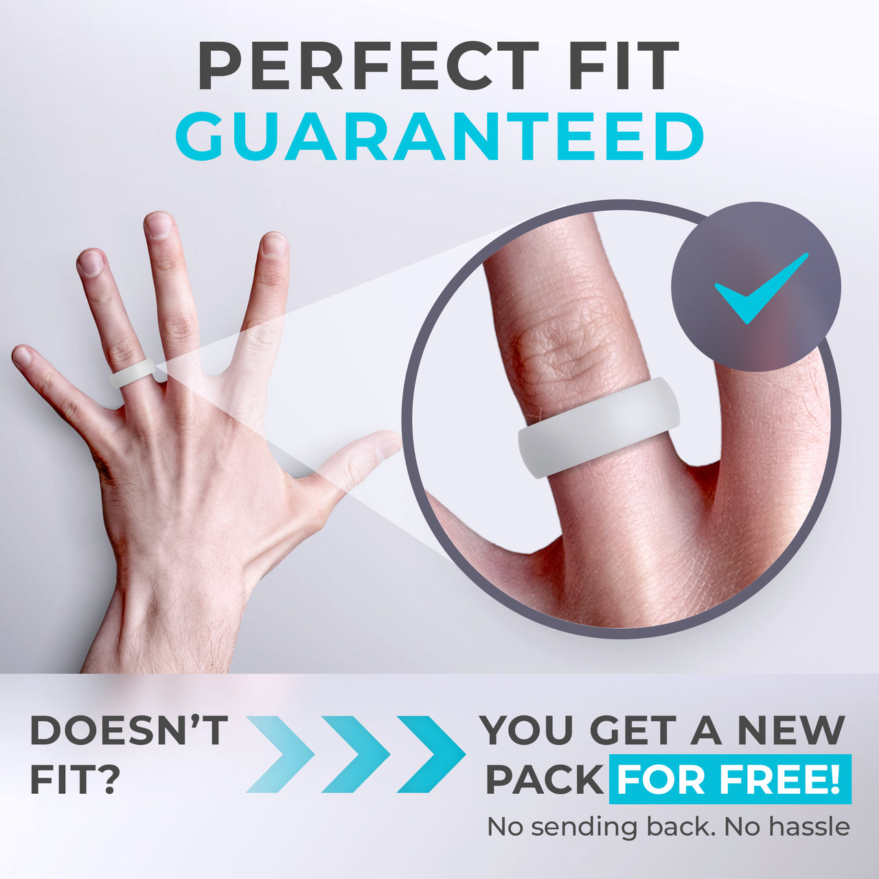 Breathable Men’s Silicone Ring