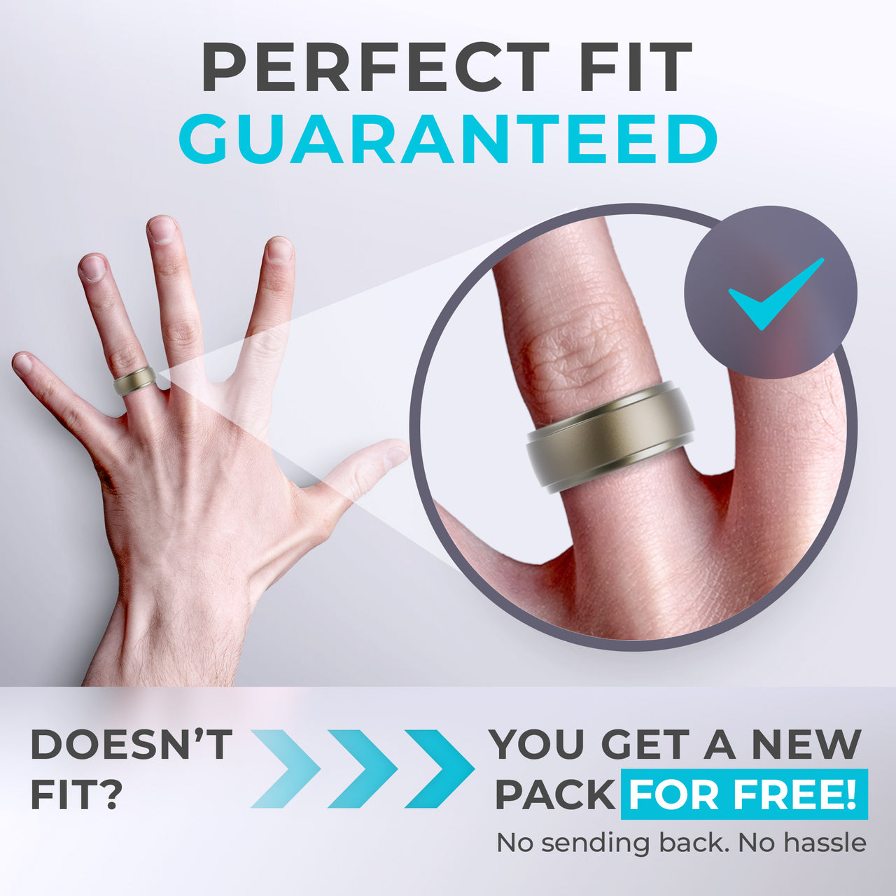 Pro Breathable Men's Silicone Ring