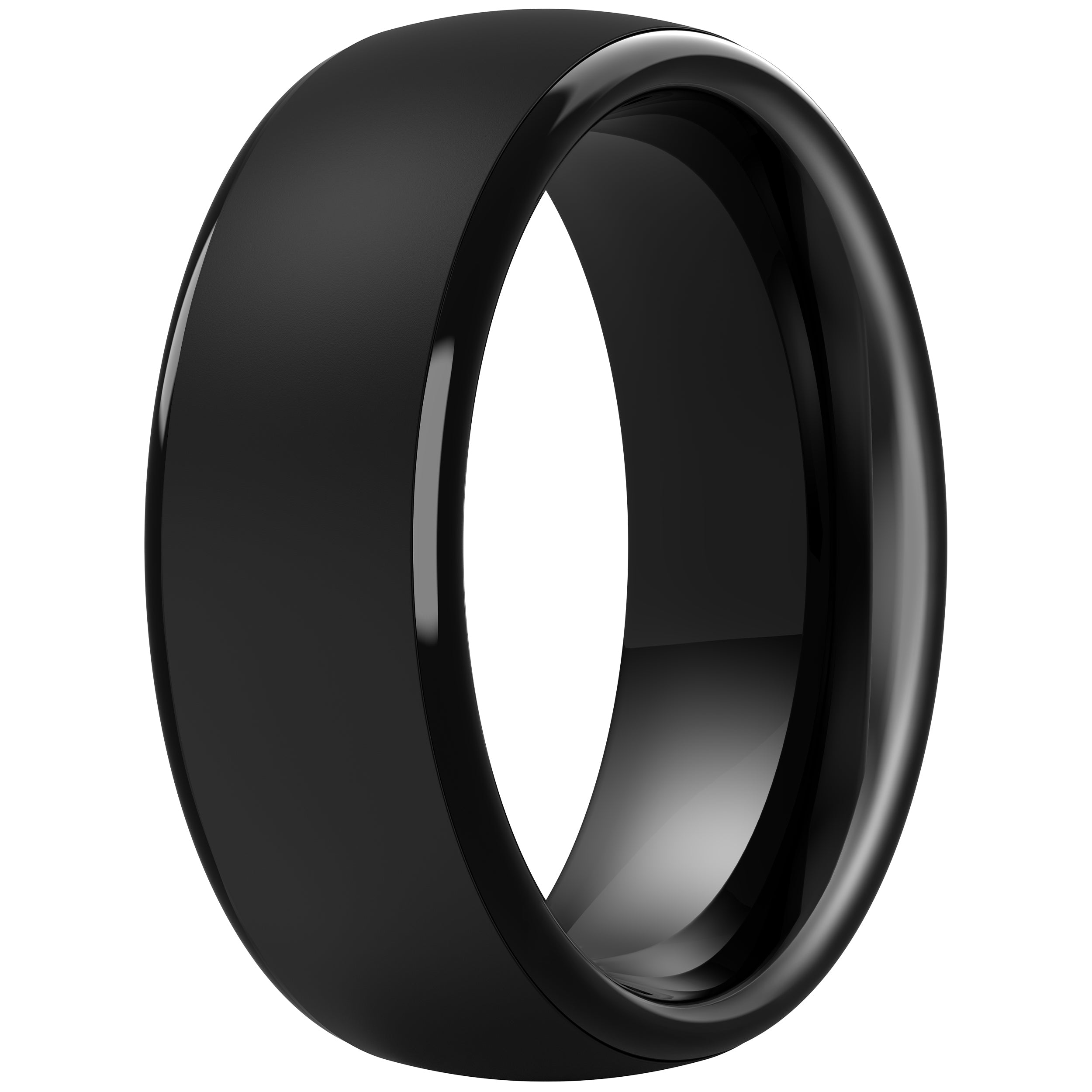 "Metal-Look" Men's Silicone Ring