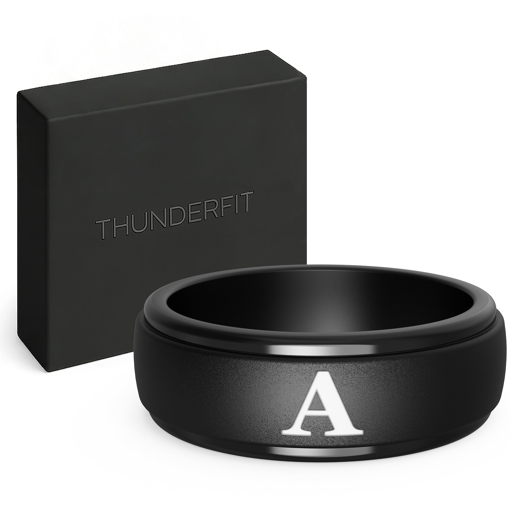 Initial Men's Silicone Ring