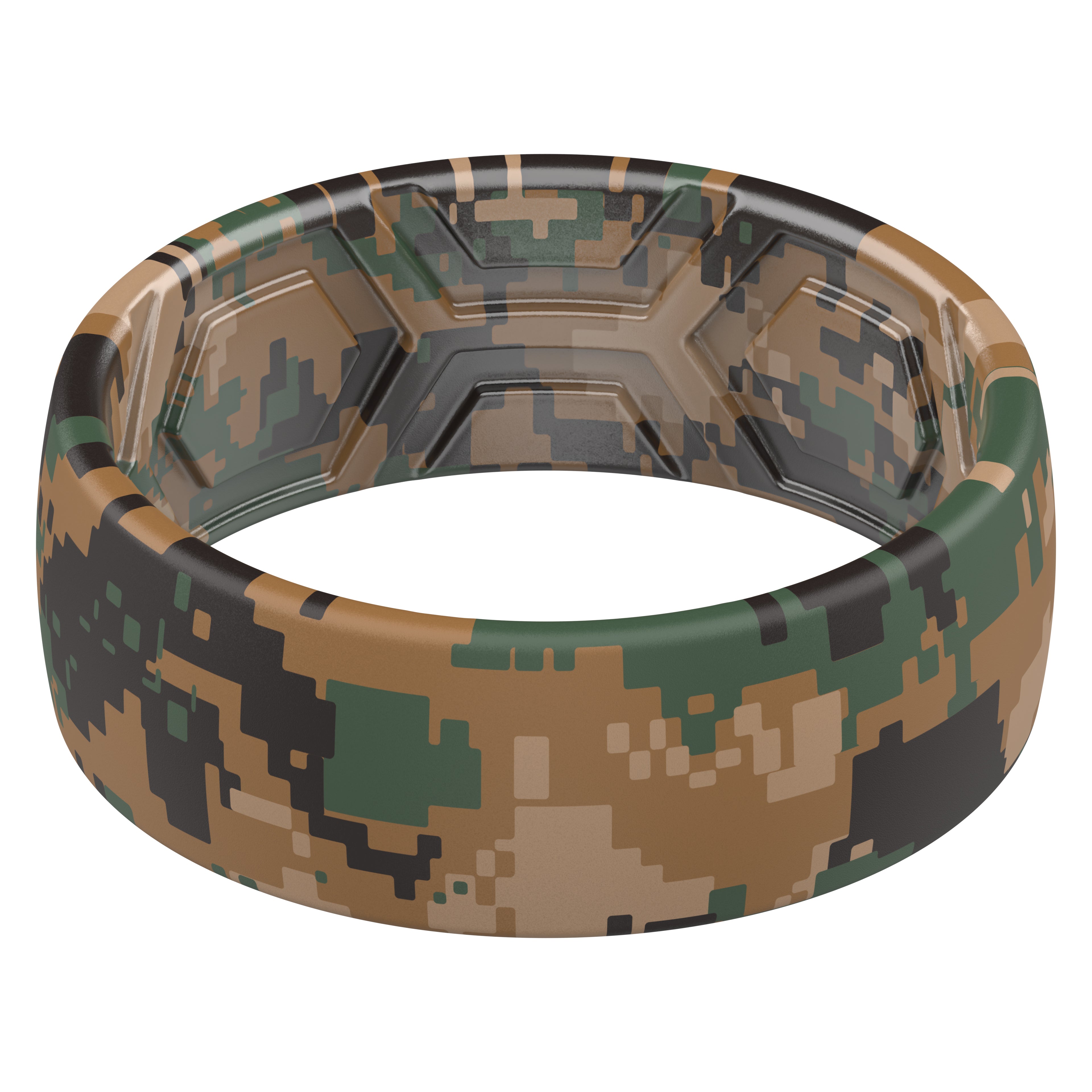 Mens silicone hot sale rings camo