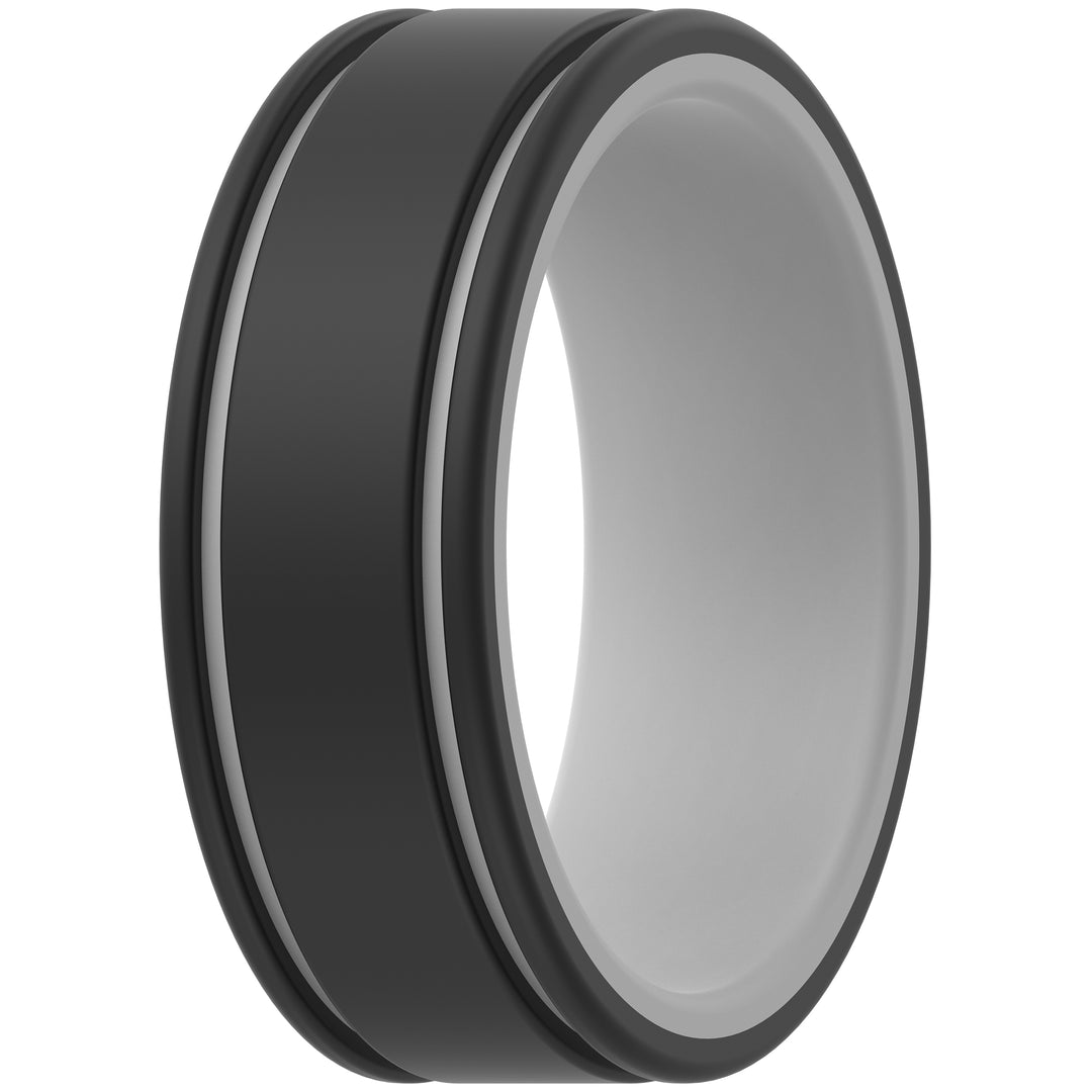 Men's Classic Ridge Silicone Ring – thunderfitrings