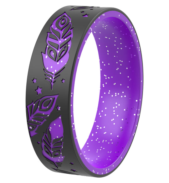 Women's Printed Aura 1 - Silicone Ring