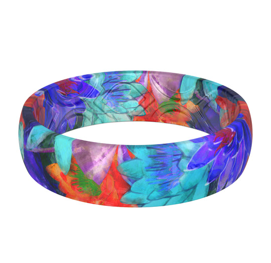 Women's Printed Harmony 3 - Silicone Ring